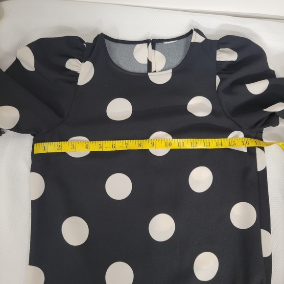 H&M Polka Dot Dress midi, Size Xs. - Picture 7 of 10